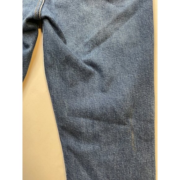 Noend Denim jeans womens 29 28 x 28 slim button fly high rise made USA blue work - Picture 13 of 16